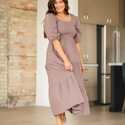 Kayleen Gauze Maxi Dress - FINAL SALE