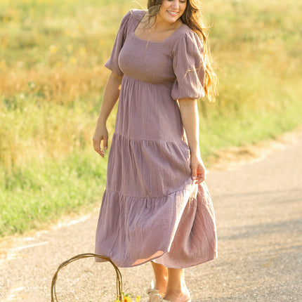 Kayleen Gauze Maxi Dress - FINAL SALE