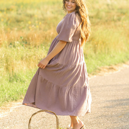Kayleen Gauze Maxi Dress - FINAL SALE