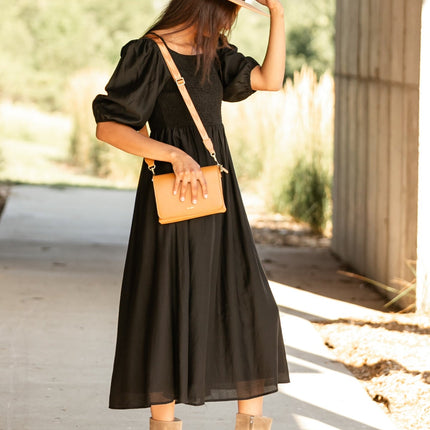 Kayleen Smocked Bodice Maxi Dress