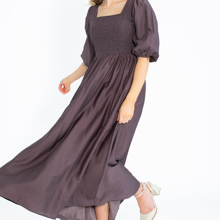 Kayleen Smocked Bodice Maxi Dress