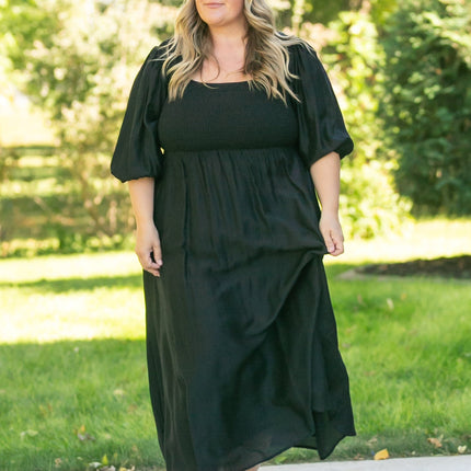 Kayleen Smocked Bodice Maxi Dress