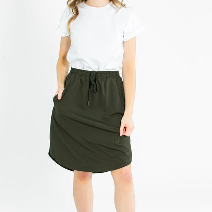 Kenedi Sport Athletic Midi Skirt