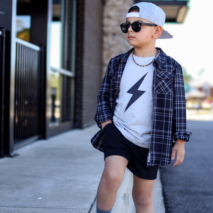 KIDS FLIP SIDE FLANNEL