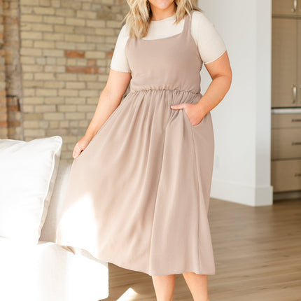 Laken Smocked Back Midi Dress