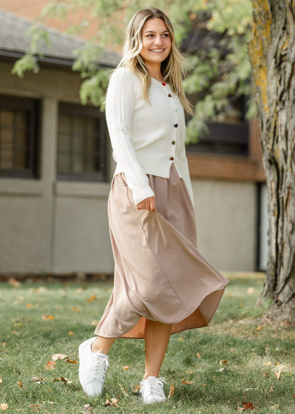 Laken Smocked Back Midi Dress