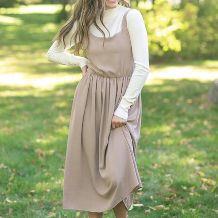 Laken Smocked Back Midi Dress
