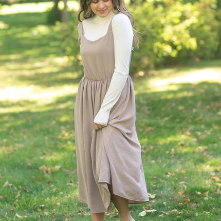 Laken Smocked Back Midi Dress