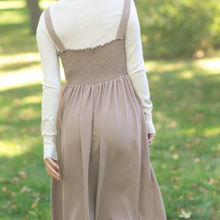 Laken Smocked Back Midi Dress