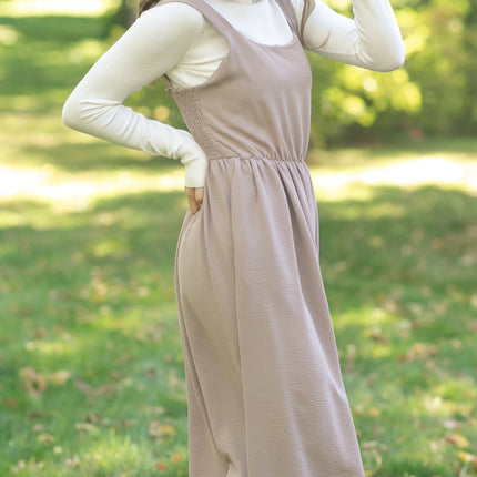Laken Smocked Back Midi Dress