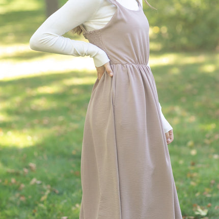 Laken Smocked Back Midi Dress