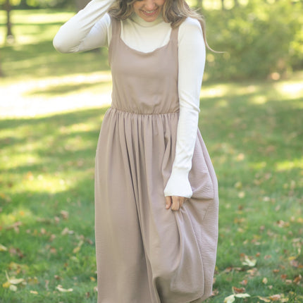 Laken Smocked Back Midi Dress