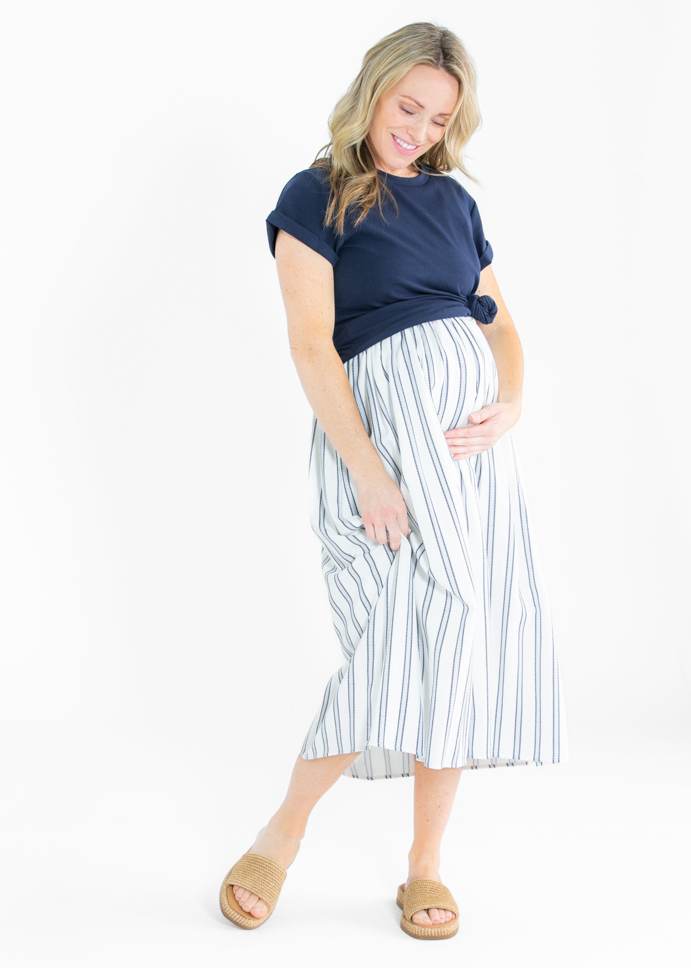 Laken Striped Midi Dress - FINAL SALE