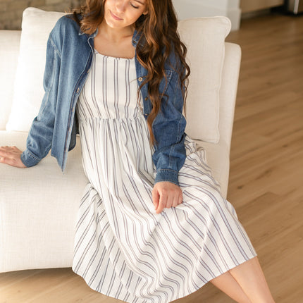 Laken Striped Midi Dress - FINAL SALE