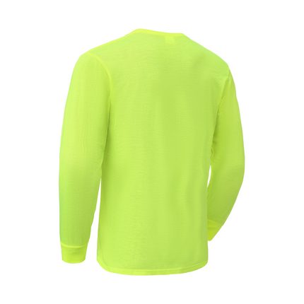 Ideal Club High Visibility Non Reflector Cotton Neon Long Sleeve Safety Shirt