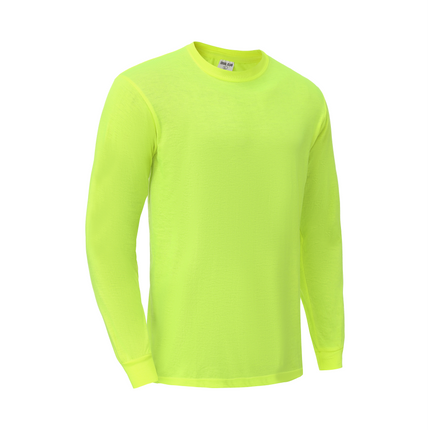 Ideal Club High Visibility Non Reflector Cotton Neon Long Sleeve Safety Shirt