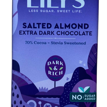 Chocolate Bars, Dark, Stevia Sweetened, Lily's