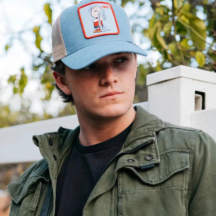 Peter Grimm Peanuts Linus (Denim) - Trucker Cap