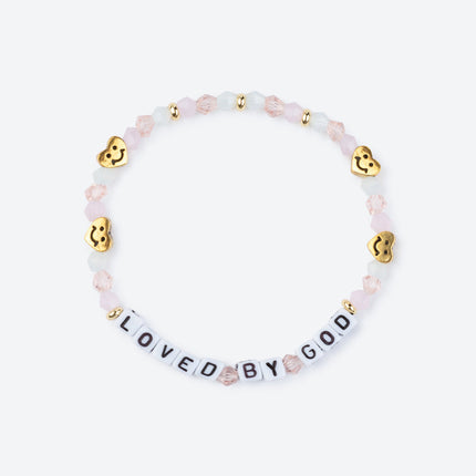 Loved By God Letter Bracelet