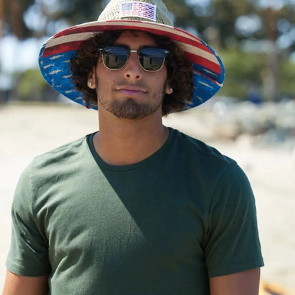 Peter Grimm Loyalist - Straw Lifeguard Hat