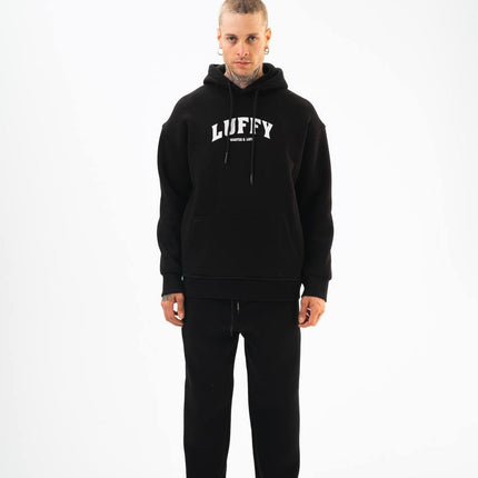 Oversize 'Luffy' Hoodie - One Piece Anime Graphic Sweatshirt - Wanted D. Luffy