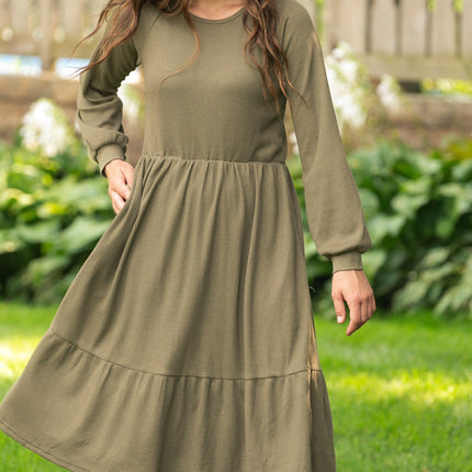 Luna Tiered Midi Dress