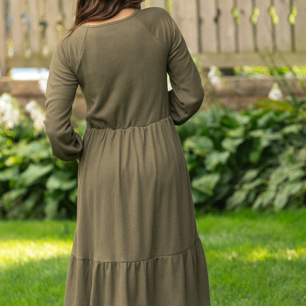 Luna Tiered Midi Dress