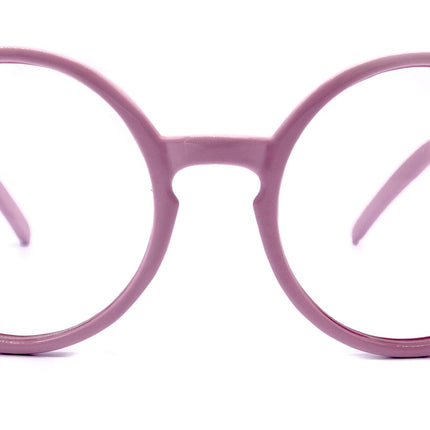 Mabel, (Premium) True Round vintage eyeglasses (NON Prescription) (Light Purple) Circle Eye, Medium, Protective Eyewear. NY Fifth Avenue