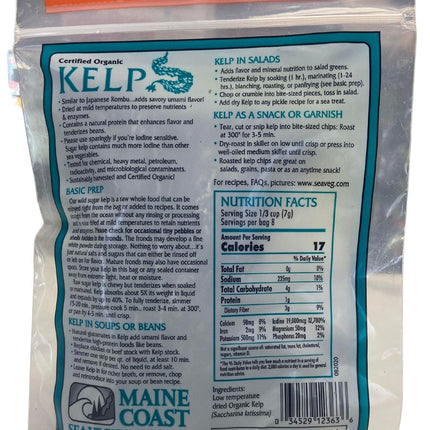 Kelp, Wild Atlantic, Kombu