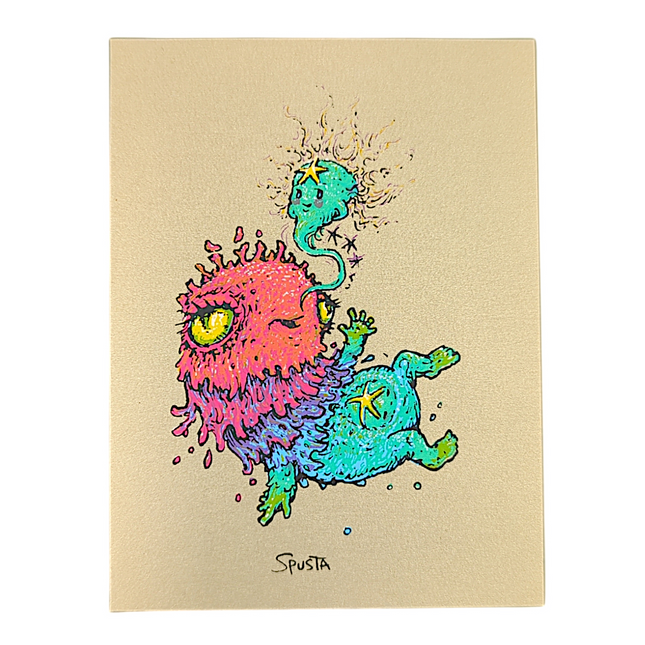 Marq Spusta Baby Creature (Listening Gold) Micro Print