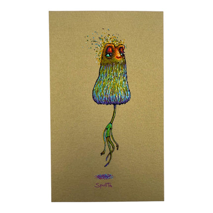 Marq Spusta "Bearded Vegan" (Gold Shimmer) Micro Print