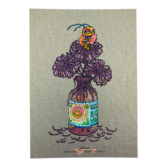 Marq Spusta "Bottled" (Antique Smoke) Mini Print