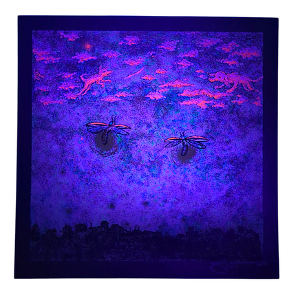 Marq Spusta "Cosmic Confidante" (Black) Mini Print