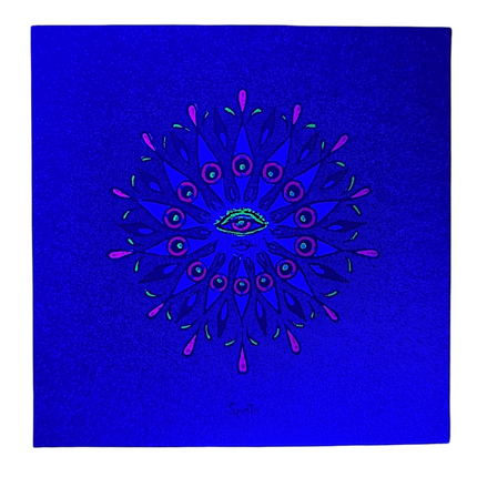 Marq Spusta Eye Mandala (Chlorophyll) Micro Print