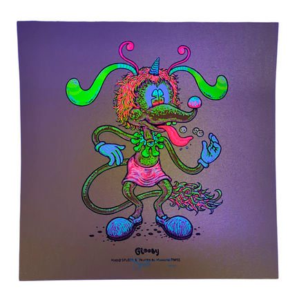 Marq Spusta "Glooby" (Gold Fleck Linen) Mini Print