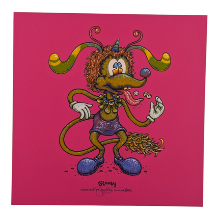 Marq Spusta "Glooby" (Pink Rubber) Mini Print