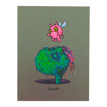 Marq Spusta Head in a Hole (Grape Goo) Micro Print
