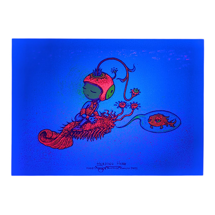 Marq Spusta "Heading Here" (Mint Shimmer) Mini Print