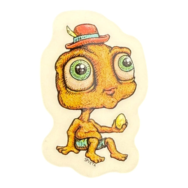 Marq Spusta Holding of an Egg Sticker