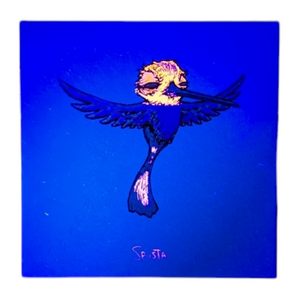 Marq Spusta Hummingbird (Light Blue) Micro Print