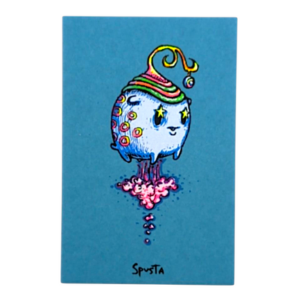 Marq Spusta Kirby (Teal) Micro Print