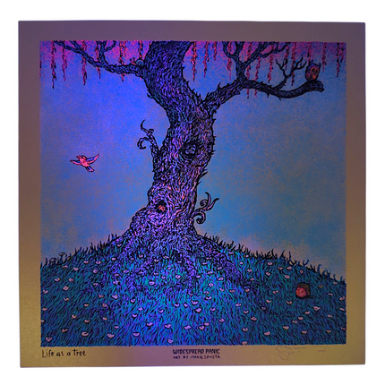 Marq Spusta "Life as a Tree" (Gold) Mini Print