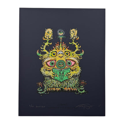 Marq Spusta "Lit Boogel" (Dark Blue) Print