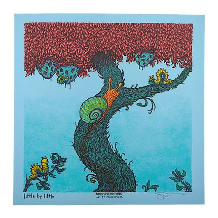 Marq Spusta "Little by Little" (Blue) Mini Print