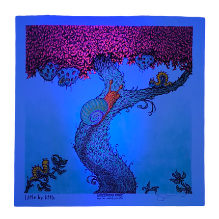 Marq Spusta "Little by Little" (Blue) Mini Print