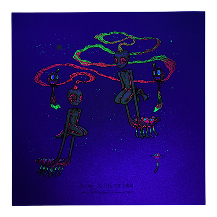 Marq Spusta "Lu and Jo Flow the Know" (Silver Shimmer) Mini Print