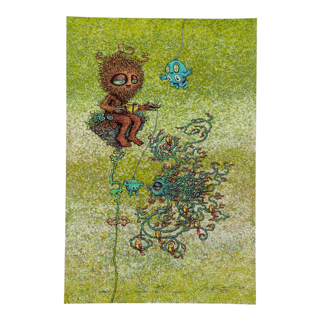 Marq Spusta "Lures (Green)" Print