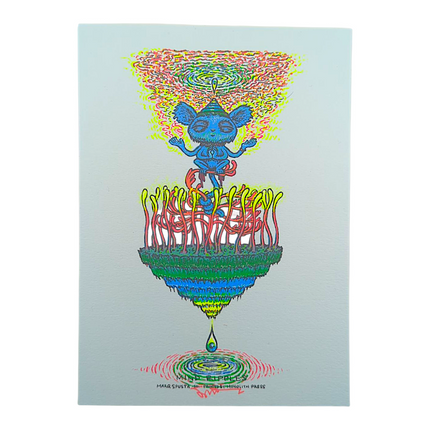 Marq Spusta "Mind Ripples" (Powder Blue) Mini Print