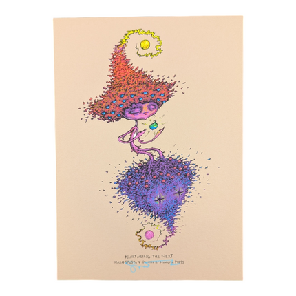 Marq Spusta "Nurturing the Next" (Nude Shimmer) Mini Print