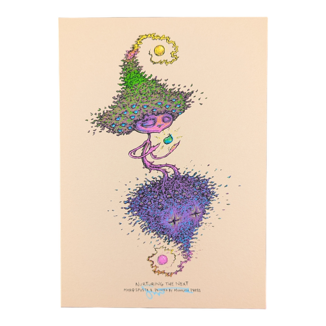 Marq Spusta "Nurturing the Next" (Nude Shimmer) Mini Print